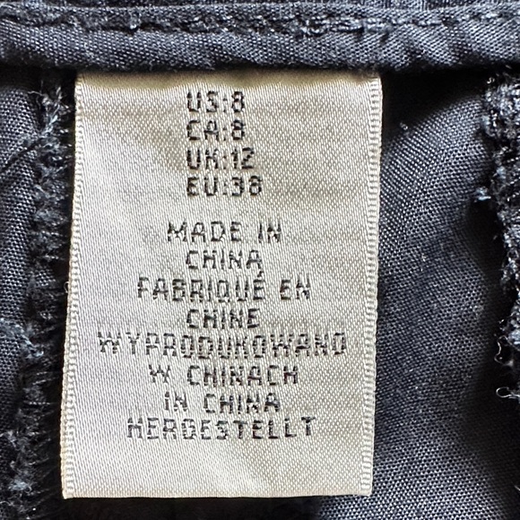 Dalia Collection Black Eyelet Shorts - Picture 4 of 5